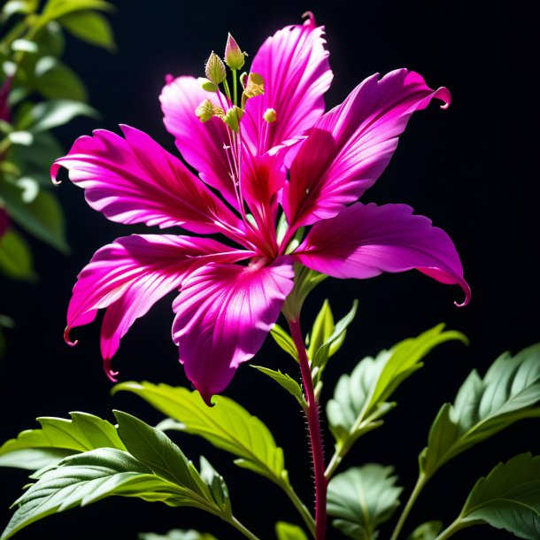 Imagem de um fuchsia acanthus