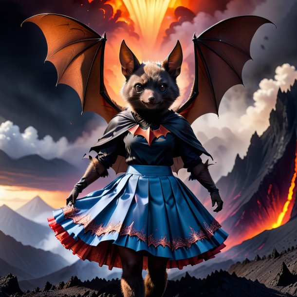 Pic of a bat in a skirt in the volcano