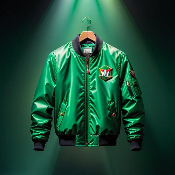 Photo of a mol in a green jacket