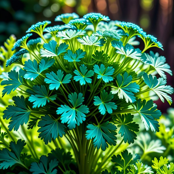Picture of a cyan parsley