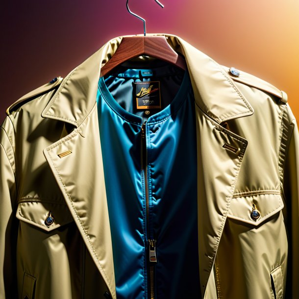 Pic of a khaki jacket from polyethylene