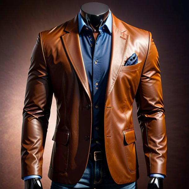 Photo of a brown jacket from clay