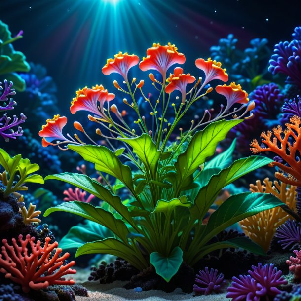 Depiction of a coral enchanter's nightshade