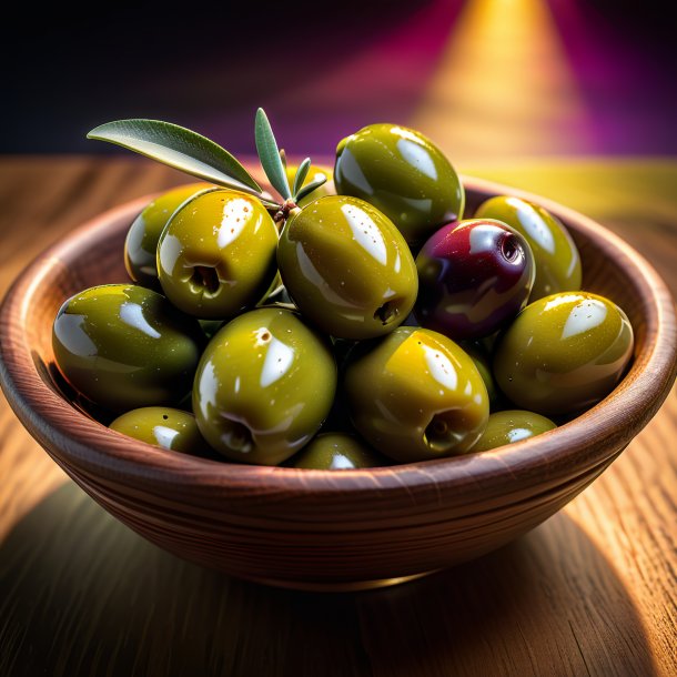 Imagery of a olive turnsol