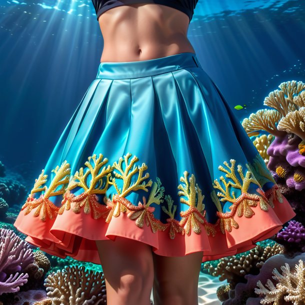 Pic of a coral skirt from stone