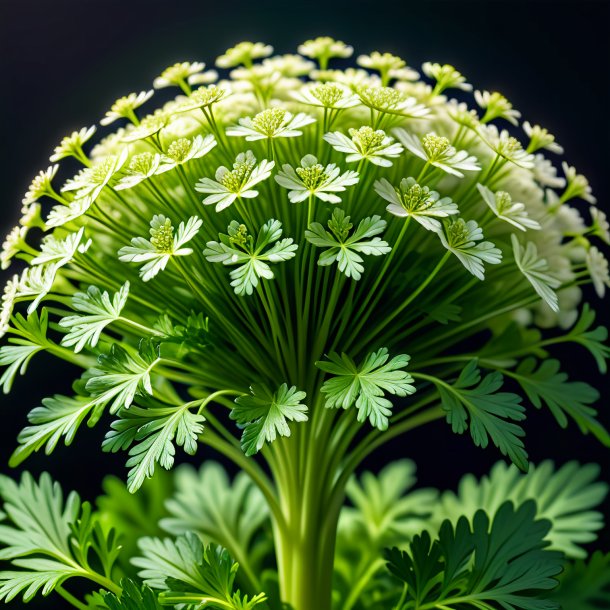 Depicting of a ivory parsley