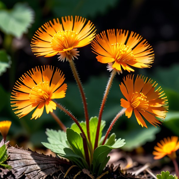 Pic of a orange coltsfoot