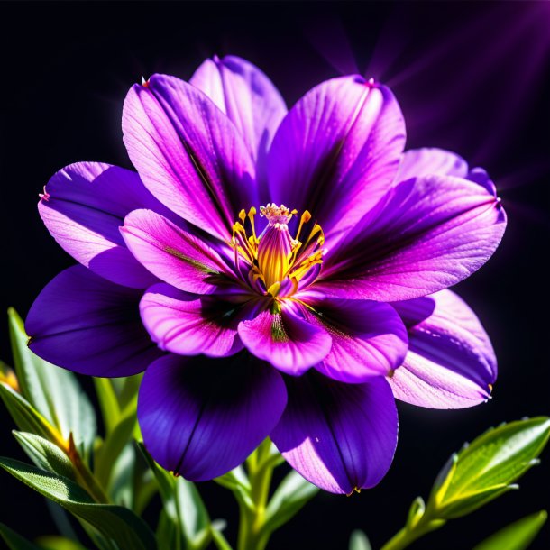 "image of a purple gillyflower, stock"