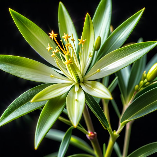 Photography of a olive star of bethlehem