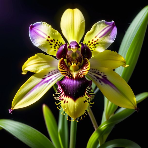 "depiction of a olden ophrys, spider orchid"