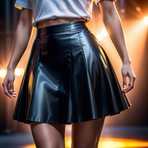 Photo of a black skirt from metal