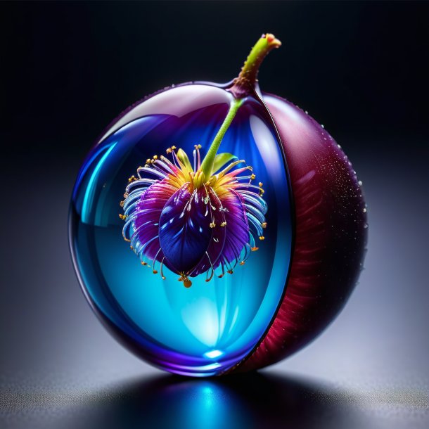 Image of a plum bluebottle