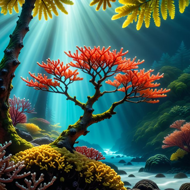 Photo of a coral alder