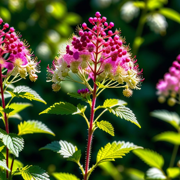 Pic of a magenta meadowsweet