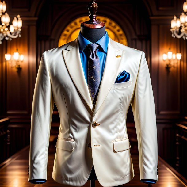 Pic of a ivory jacket from iron