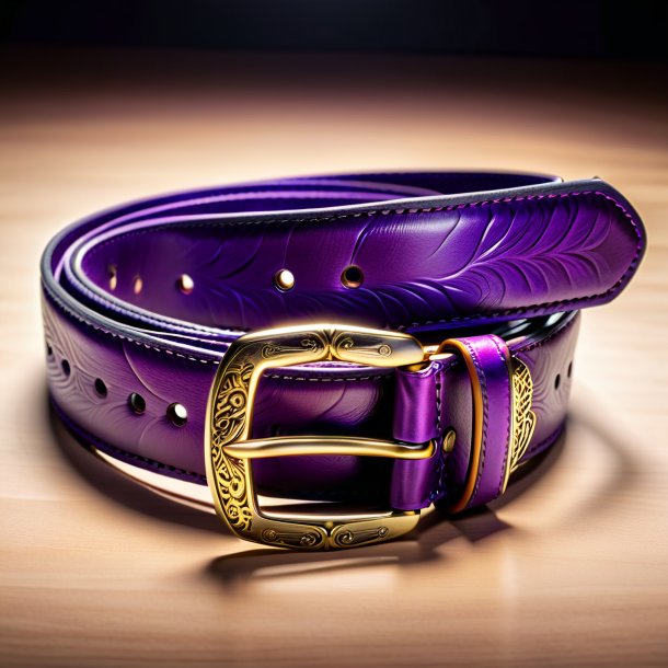 Image of a purple belt from stone