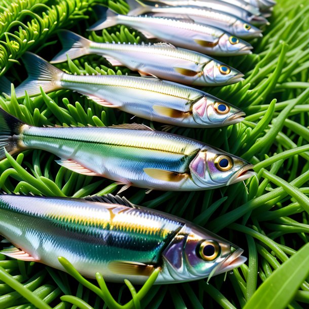 Image of a sardines in a green belt