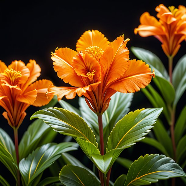 "image of a orange celsia, great-flowered"
