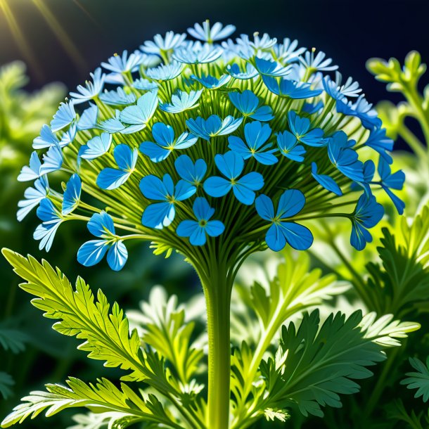 Sketch of a azure parsley