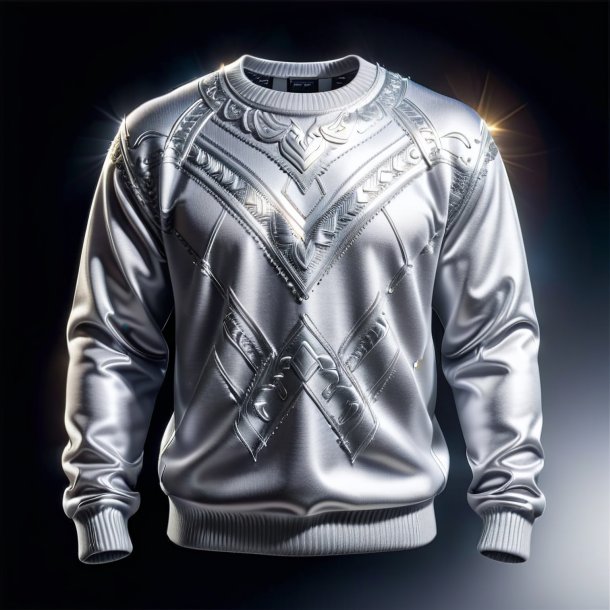 Clipart of a silver sweater from gypsum