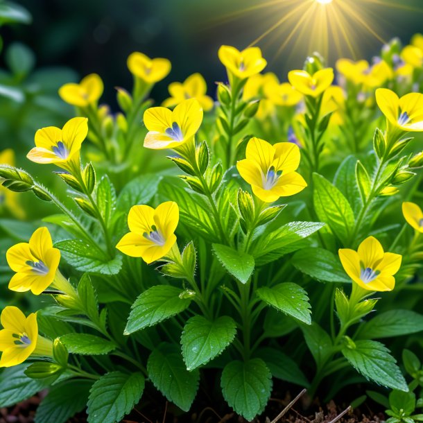 Image of a yellow speedwell