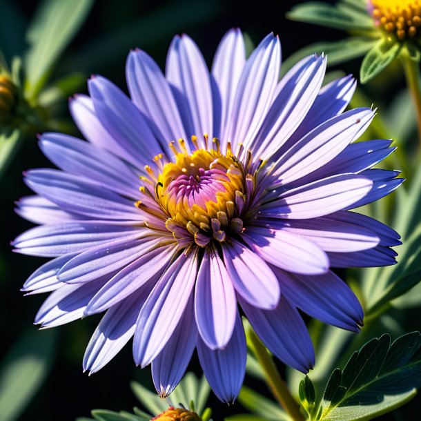 Photo of a gray aster
