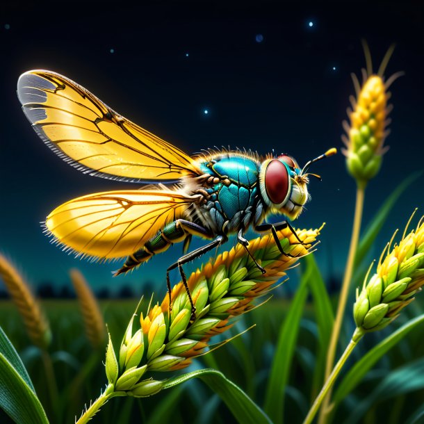 "sketch of a wheat catch-fly, night-flowering"