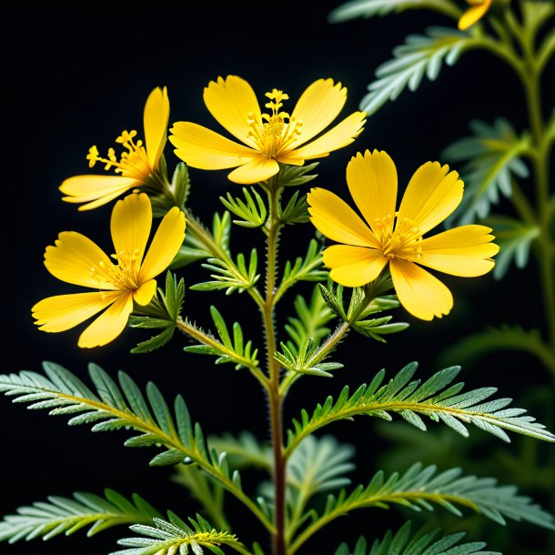 Image of a olden silverweed