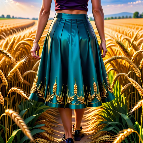 Photo of a wheat skirt from iron