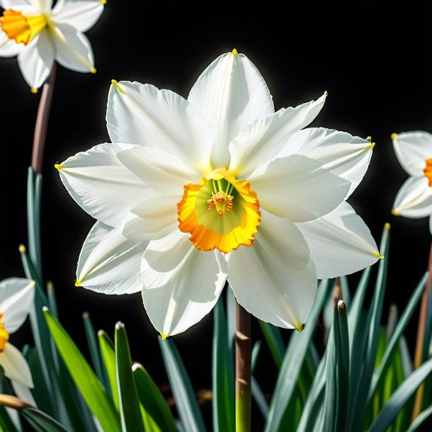 "image of a olden narcissus, white"