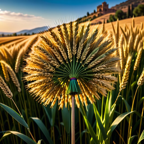 "pic of a wheat broom, spanish"