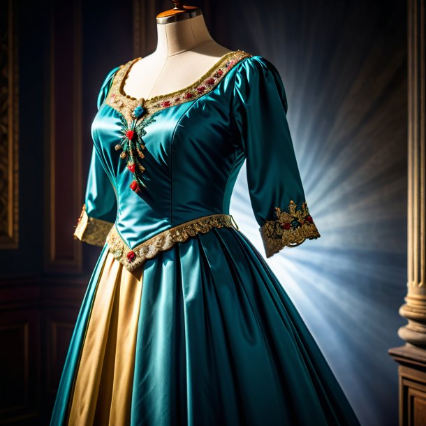 Photography of a olden dress from stone
