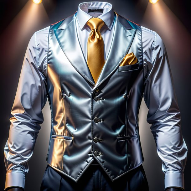 Picture of a silver vest from metal