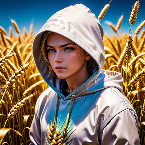 Picture of a wheat hoodie from paper