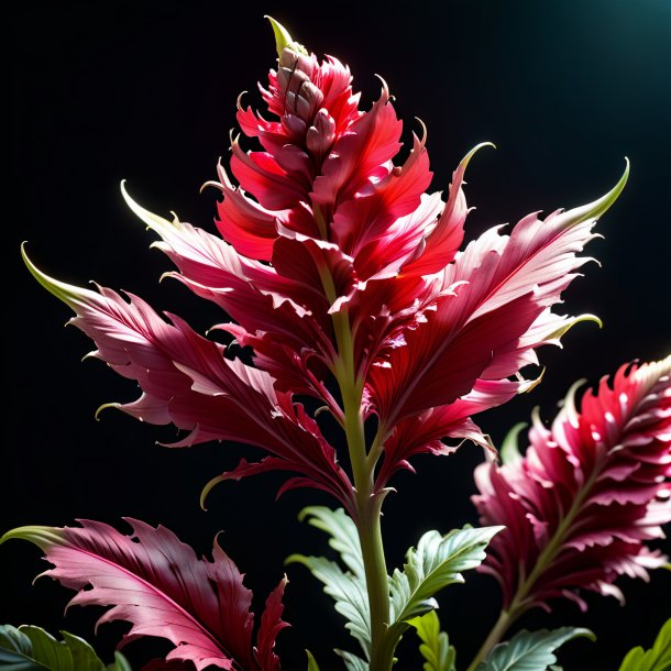 Pic of a crimson acanthus