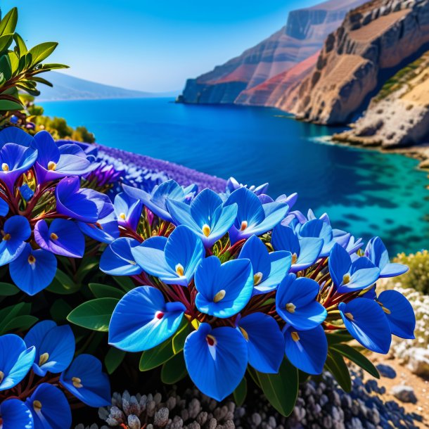 Picture of a blue dittany of crete