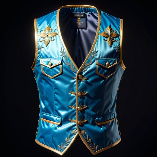 Sketch of a azure vest from metal