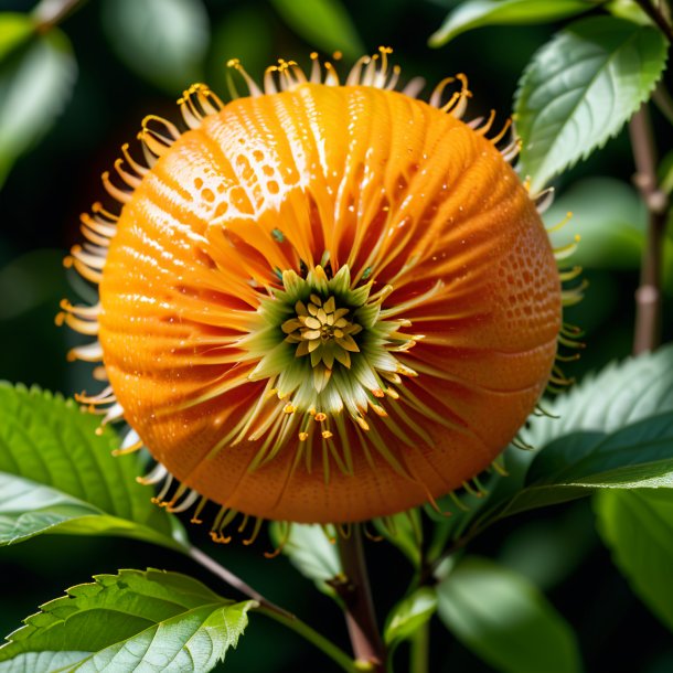 Portrayal of a orange hazel