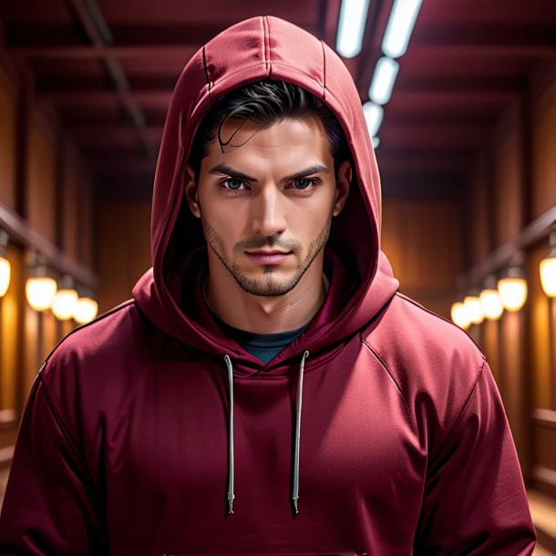 Pic of a maroon hoodie from gypsum