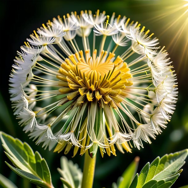 Pic of a olive dandelion