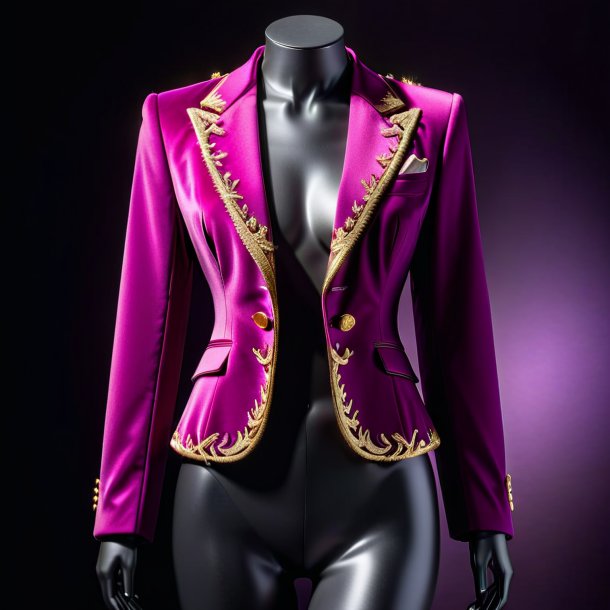 Photo of a plum jacket from gypsum