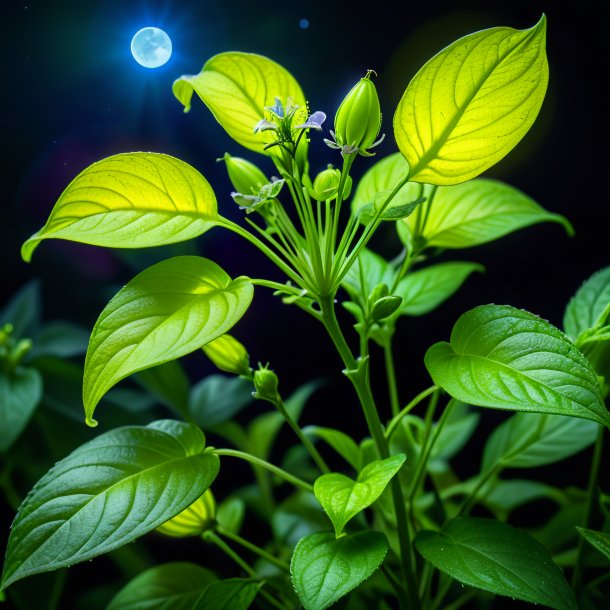 Portrait of a lime enchanter's nightshade