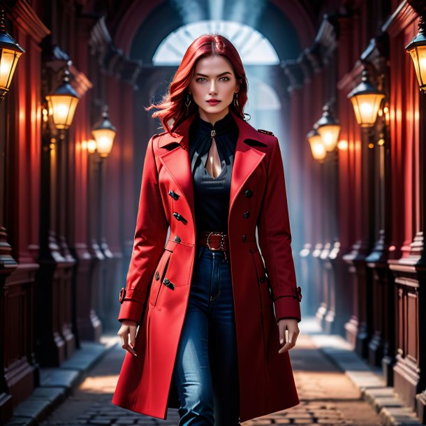 Image of a red coat from iron