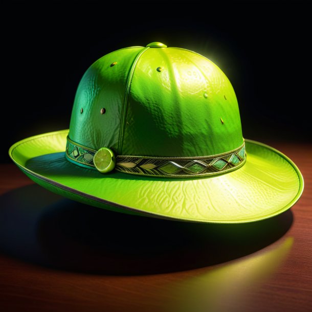 Sketch of a lime hat from iron