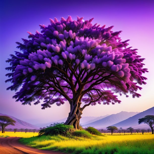 Pic of a purple acacia