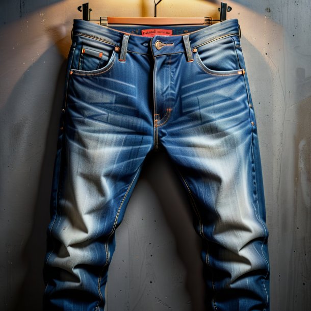 Image of a olden jeans from concrete