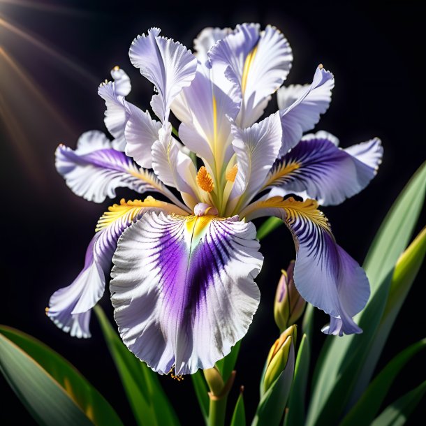 Photo of a gray iris