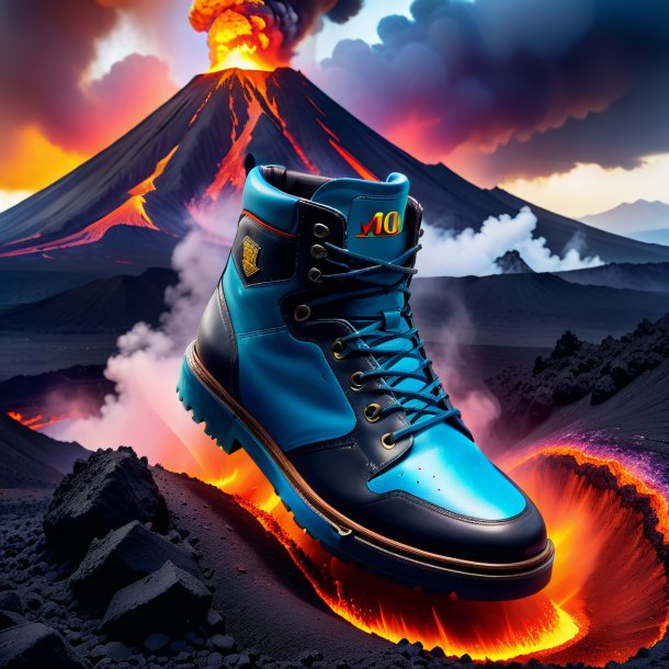 Image of a mol in a shoes in the volcano