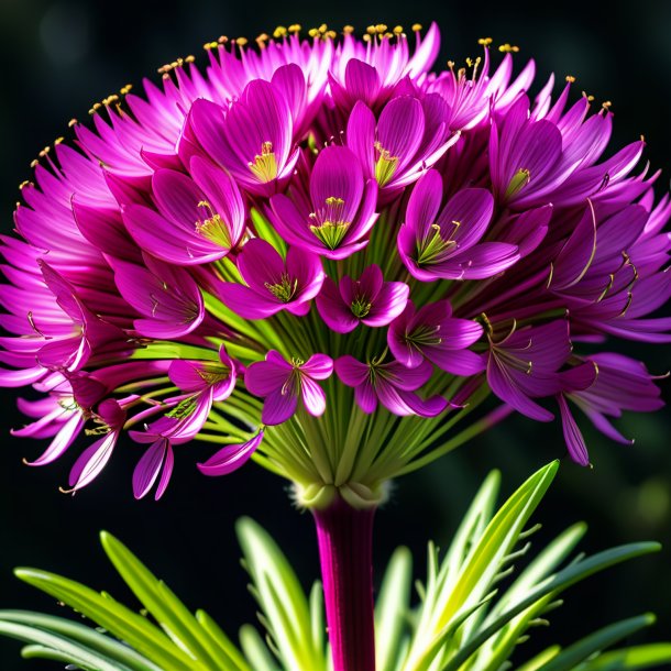 Picture of a magenta fennel