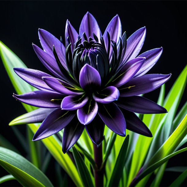 Imagery of a black tuberose